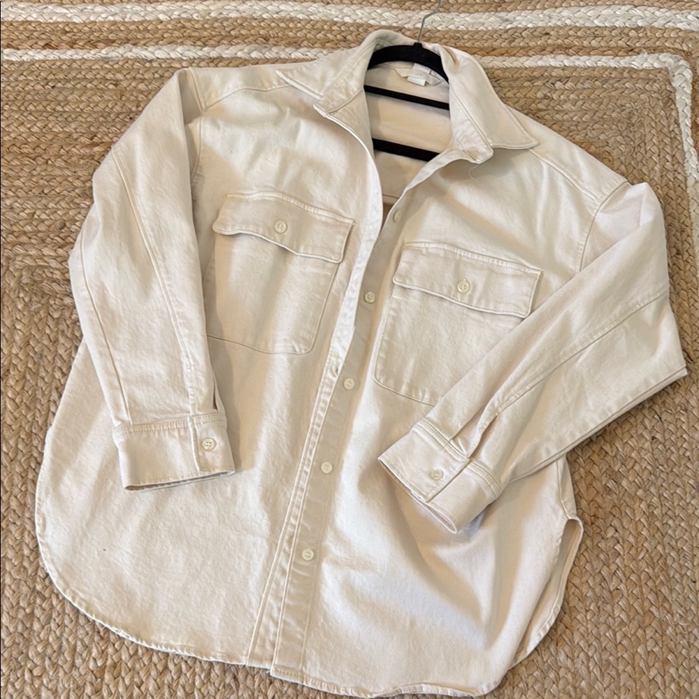 H&M Cream Jean Jacket